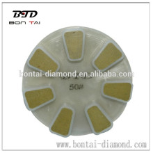 5" dry diamond resin concrete polishing pad for floor,like marble ,granite,concrete